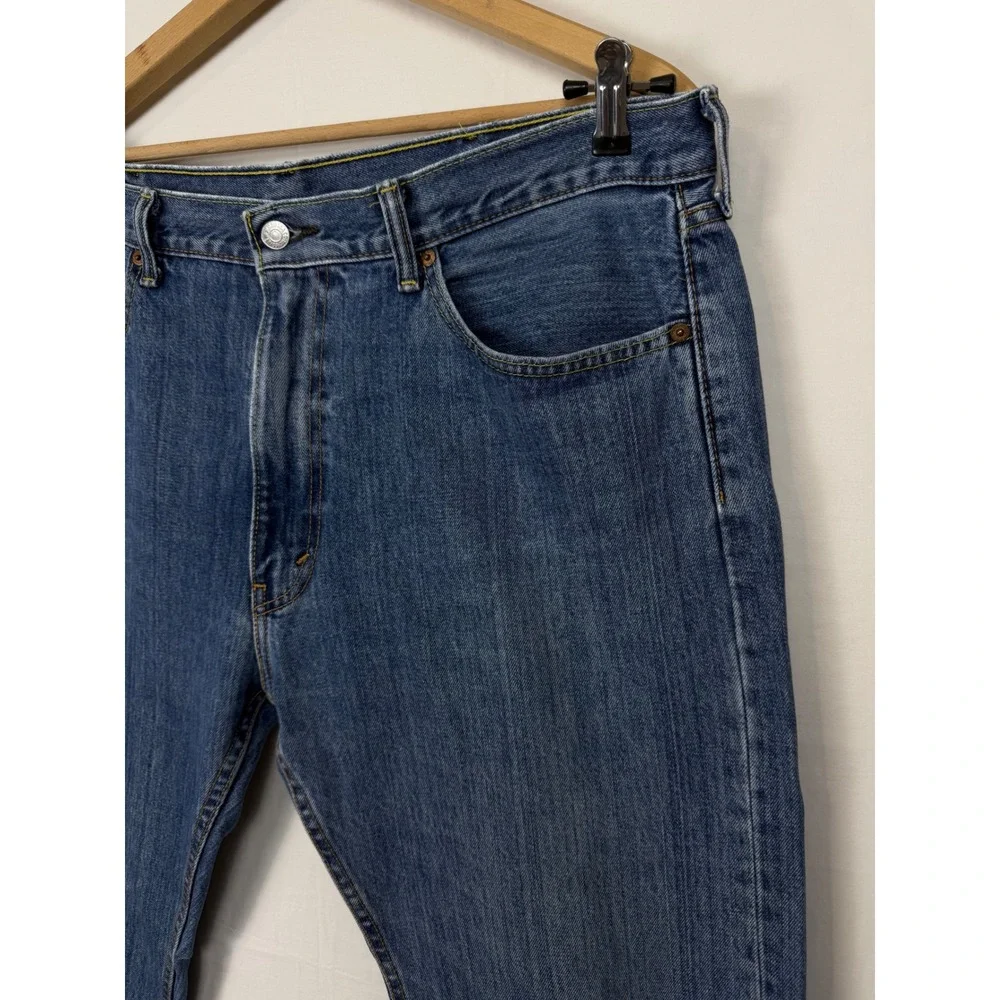 Levi's 505 Straight Leg Jeans Men's 38x32 Blue Medium Wash Denim Casual Classic